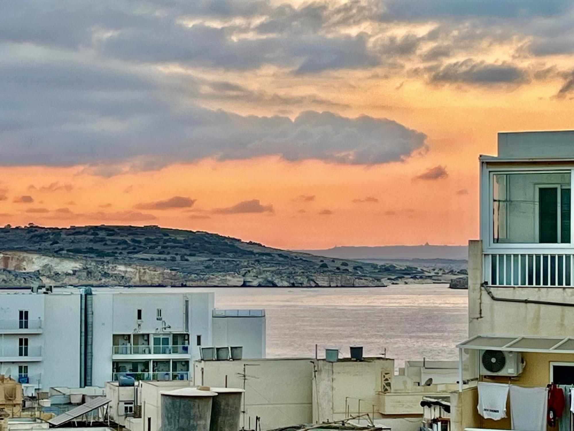 Spacious 2Br Penthouse With A Large Front-Terrace - Close To Bugibba Perched Beach San Pawl il-Baħar Kültér fotó